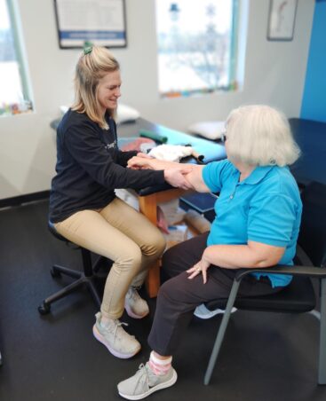 OPT - BROOKE WITH ARM PATIENT 1